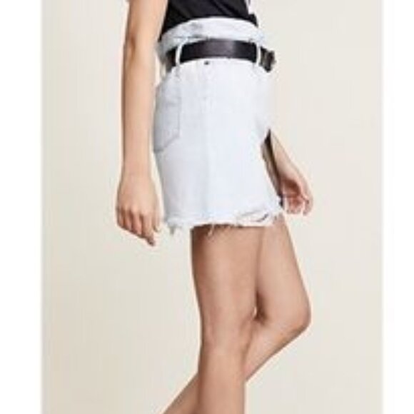 Iro jeans Aven SS18 Cotton   denim skirt woman's  made in Italy size 30 - Picture 2 of 8